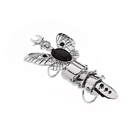 Black Gem Moth Finger Armor