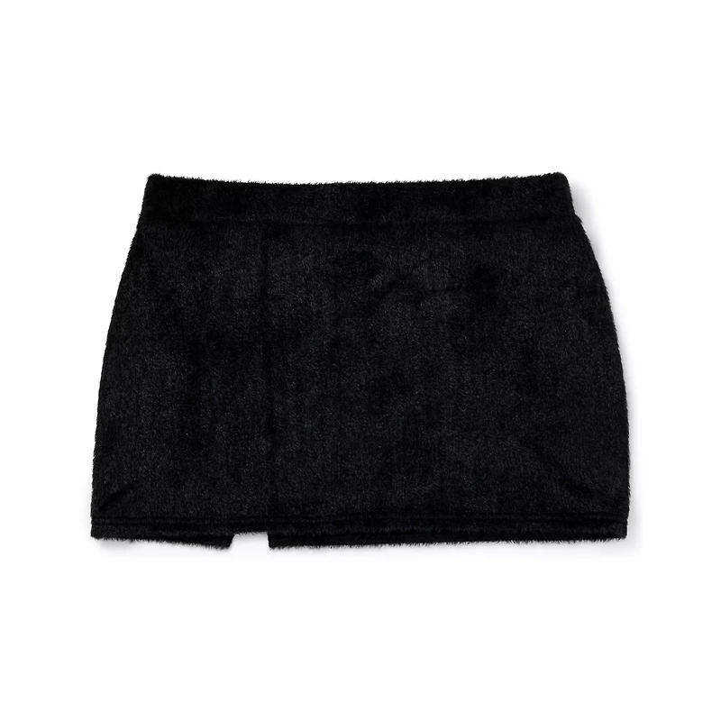 Kayla Malecc Black Fur Mini Skirt