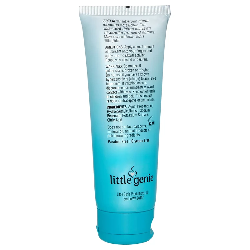 Juicy AF Natural Water-Based Lube - 4 oz.