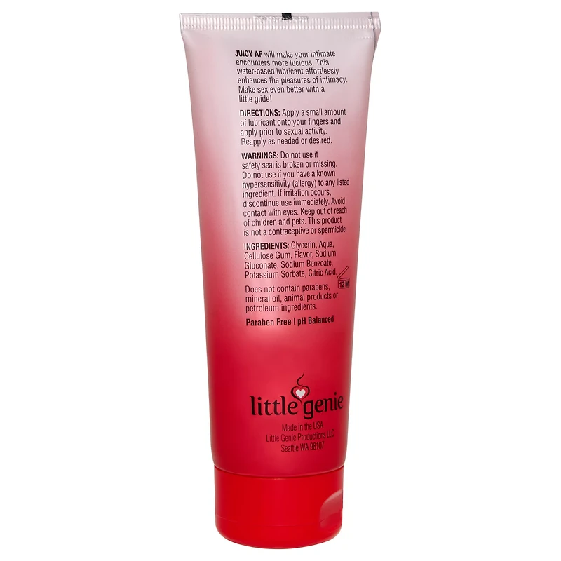 Juicy AF Strawberry Lubricant - 4 oz.