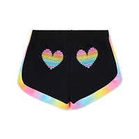 Pastel Hearts Pride Dolphin Shorts