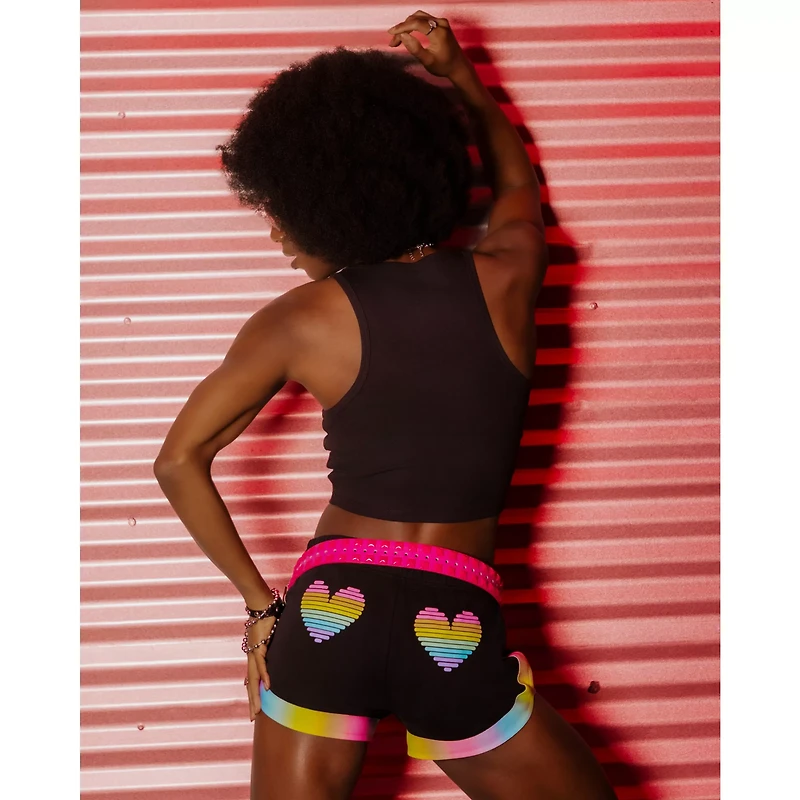 Pastel Hearts Pride Dolphin Shorts