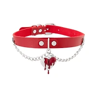 Bleeding Heart Choker Necklace