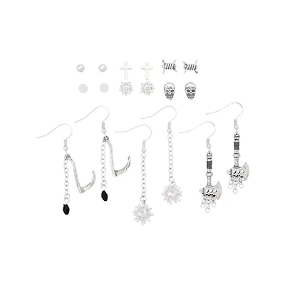 Multi-Pack Mixed Weapon Earrings - 9 Pair