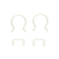 Multi-Pack Clear Bioflex Septum Retainers 4 Pack - 16 Gauge