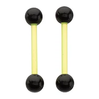 Glow in the Dark Bioflex Nipple Barbells