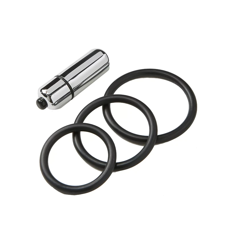 Black Velvet Vibrating Strap-On Harness