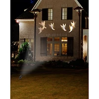 Whirl-A-Motion LED White Ghost Projection Spotlight