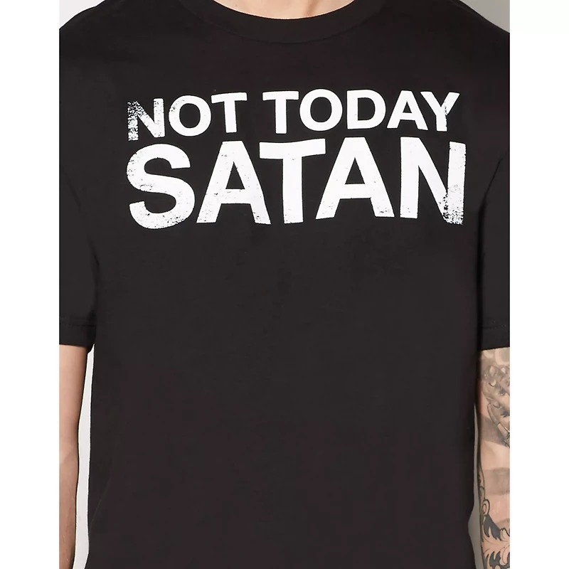 Not Today Satan Plus T Shirt