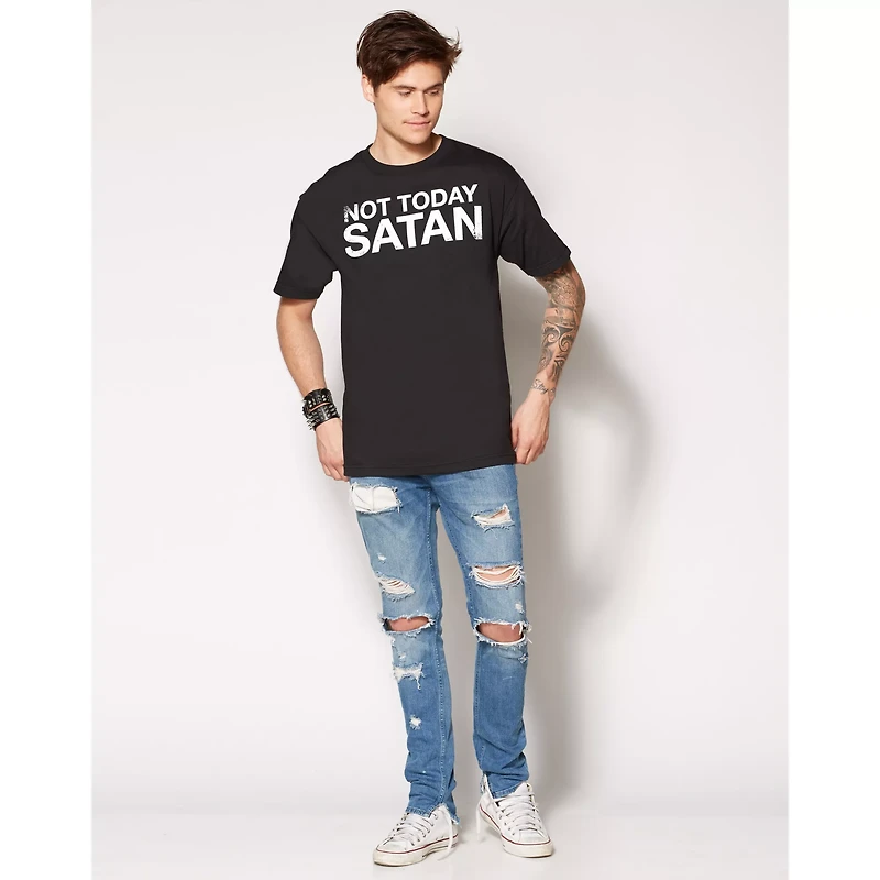 Not Today Satan Plus T Shirt