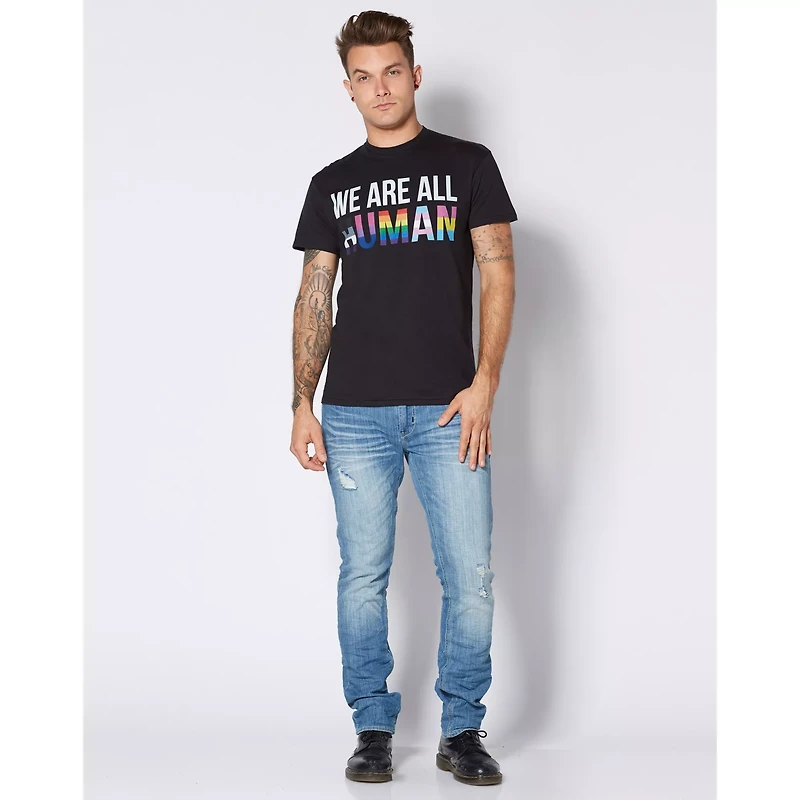 We Are All Human Pride T Shirt