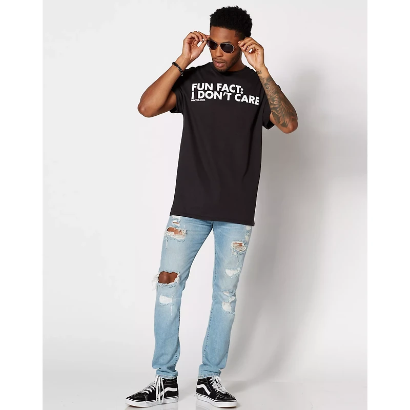 Fun Fact I Don't Care T Shirt - DPCTED