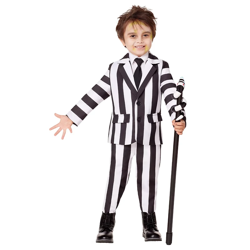 Toddler Beetlejuice Striped Suit