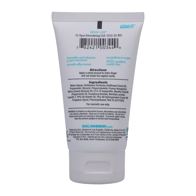 Spot-On G-Spot Stimulating Gel - 2 oz.