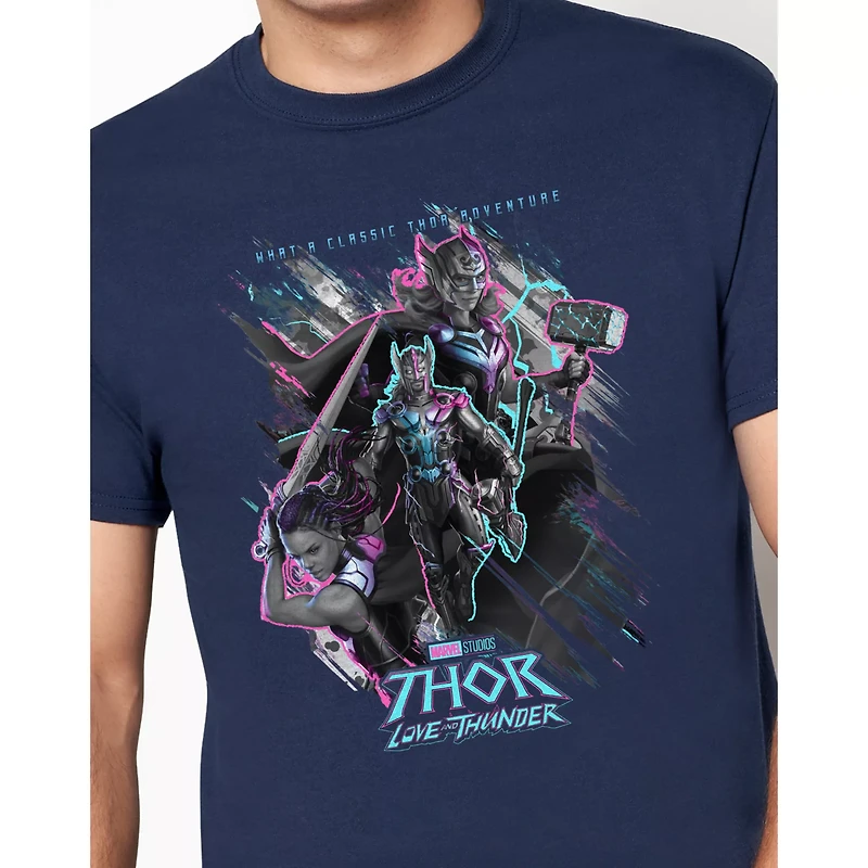 Movie Poster Thor Love and Thunder T Shirt - Marvel