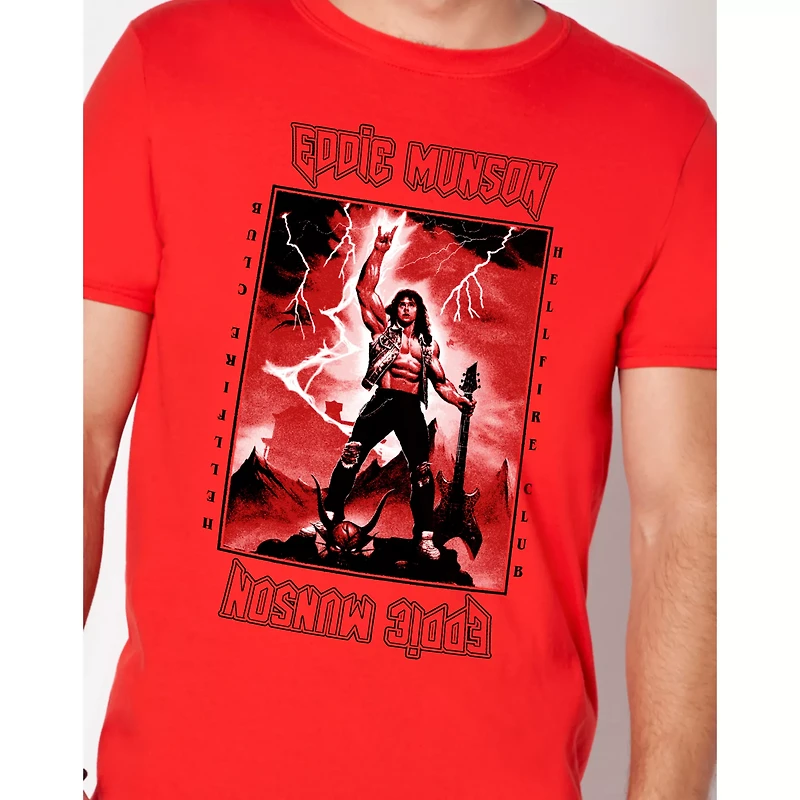 Red Eddie Munson T Shirt - Stranger Things