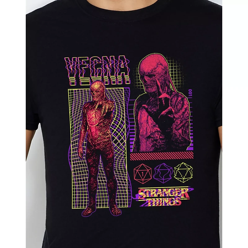 Black Vecna T Shirt - Stranger Things