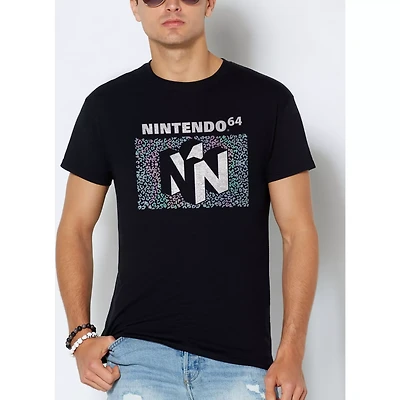 Black Nintendo 64 Logo T Shirt
