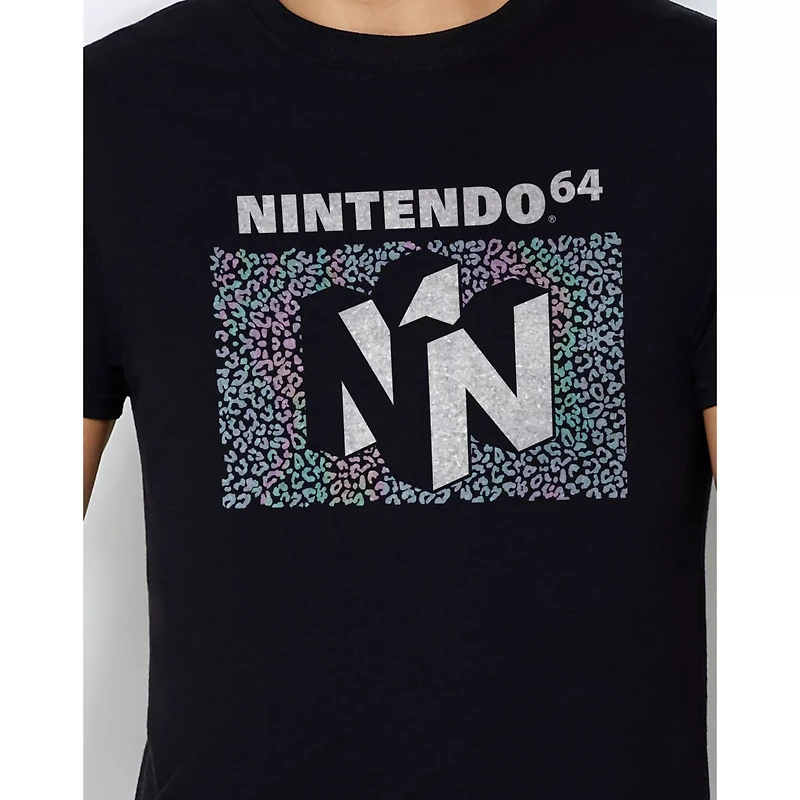 Black Nintendo 64 Logo T Shirt