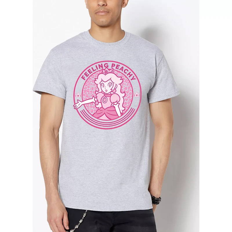 Feeling Peachy T Shirt - Nintendo