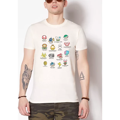 Mario Kart Objects T Shirt - Nintendo