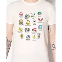 Mario Kart Objects T Shirt - Nintendo