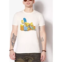 Simpson's Family Couch T Shirt- The Simpsons