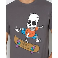 Bart Skating Skeleton T Shirt - The Simpsons