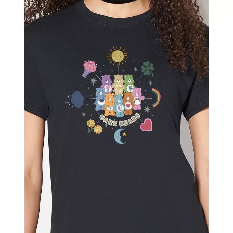 Black Care Bears Icon T Shirt