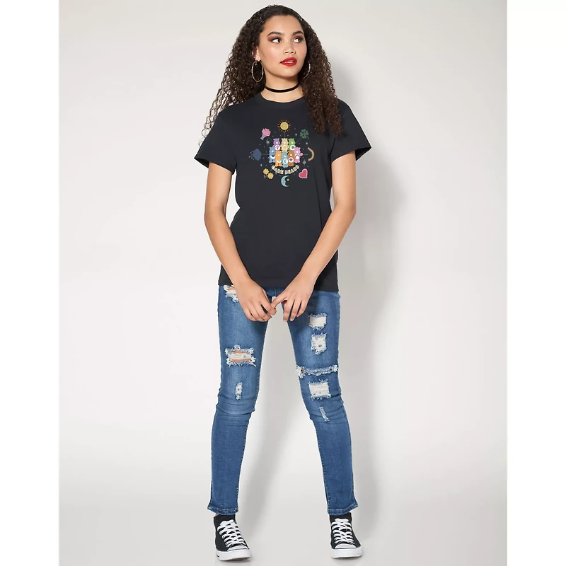 Black Care Bears Icon T Shirt