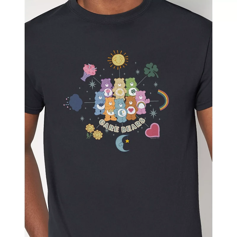Black Care Bears Icon T Shirt
