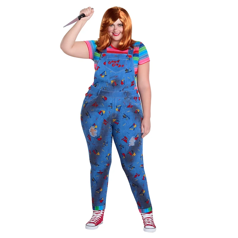 Adult Chucky Overalls Costume
