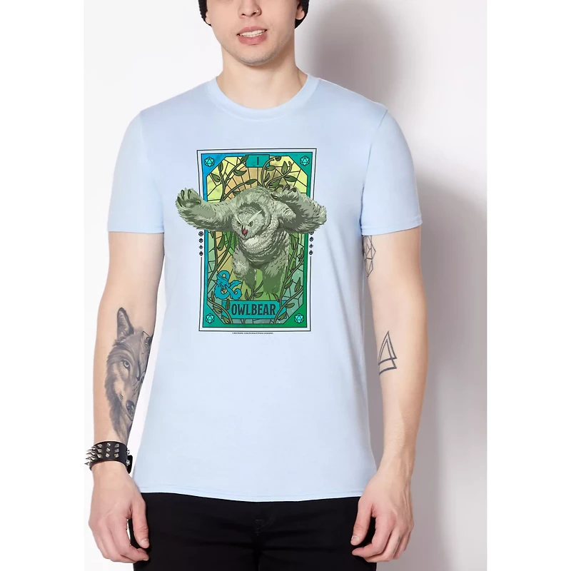Owlbear Mosaic Tarot T Shirt- Dungeons & Dragons