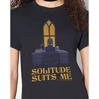 Solitude Suits Me T Shirt- Wednesday