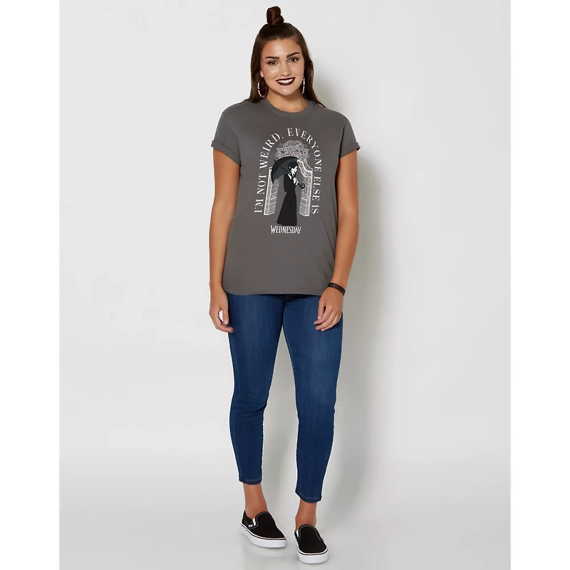 I’m Not Weird Everyone Else Is T Shirt - Wednesday