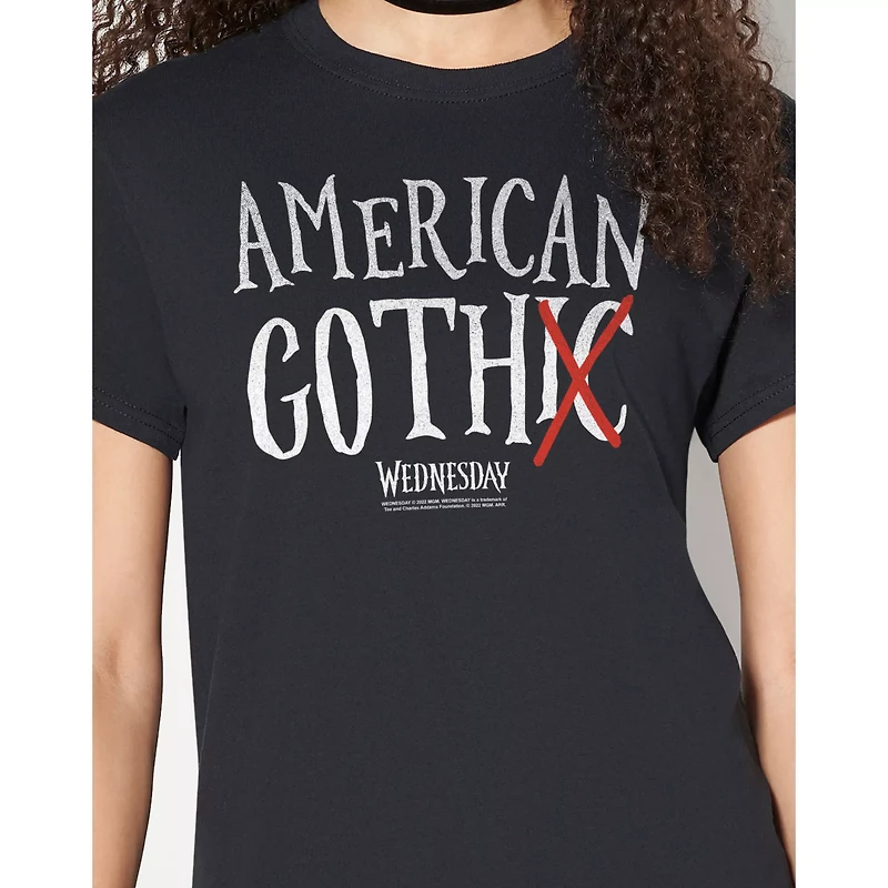 American Goth T Shirt - Wednesday