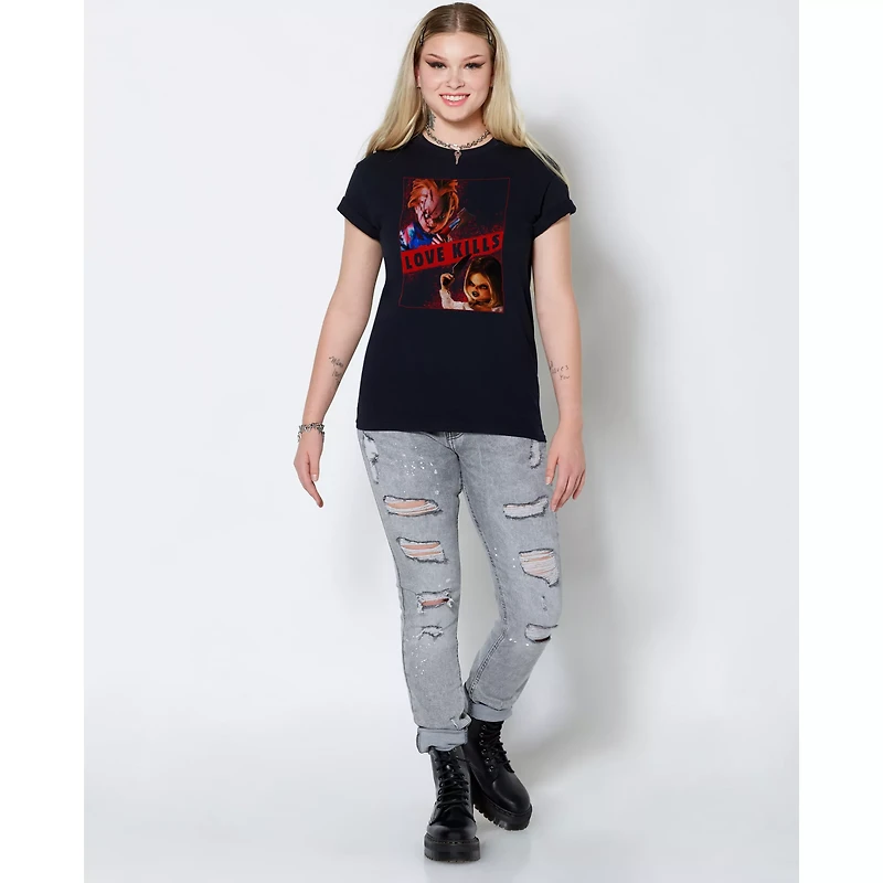 Love Kills Chucky T Shirt