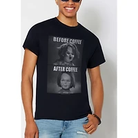 Chucky Before and After Coffee T Shirt