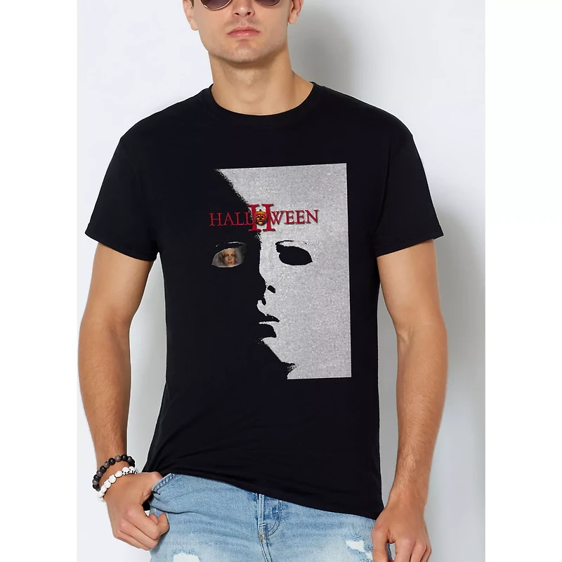 Halloween II Split Face T Shirt