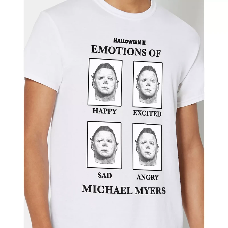 Emotions of Michael Myers T Shirt - Halloween II