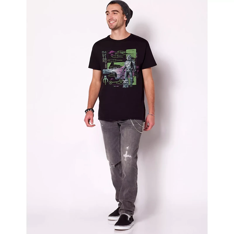 Mandalorian Star Fighter T Shirt - The