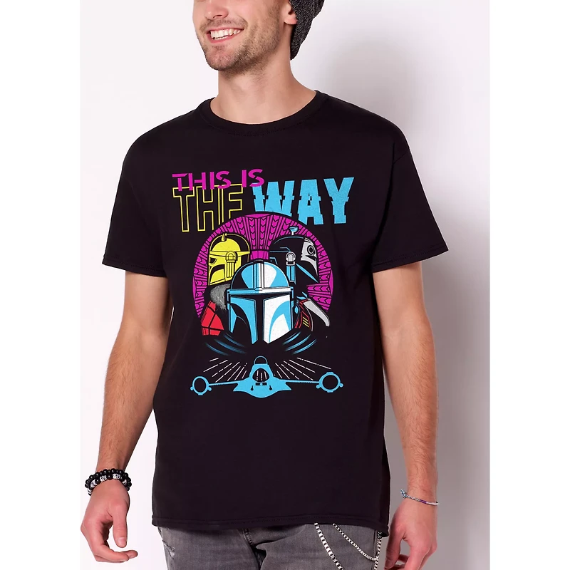 Sunset The Way T Shirt - Mandalorian