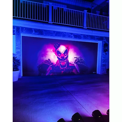 Creepy Carney Garage Double Door Cover