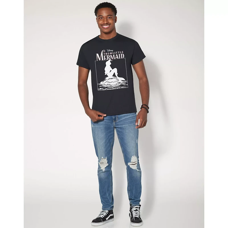 Ariel Silhouette T Shirt - The Little Mermaid