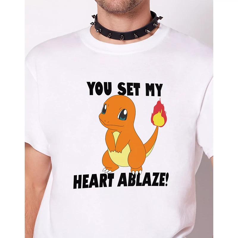 Set My Heart Ablaze T Shirt - Pokémon