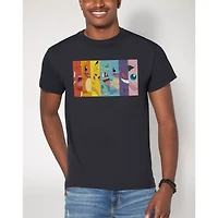 Rainbow Characters T Shirt - Pokémon
