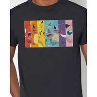 Rainbow Characters T Shirt - Pokémon