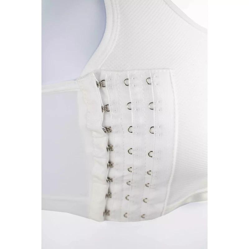 White Genderfluid Chest Compression Binder