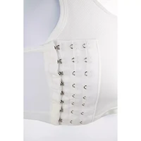 White Genderfluid Chest Compression Binder