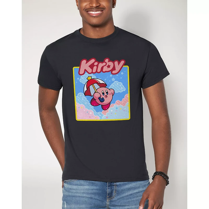 Starry Floating Kirby T Shirt